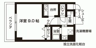 サワー・ドゥ白鷺【4階】の間取り