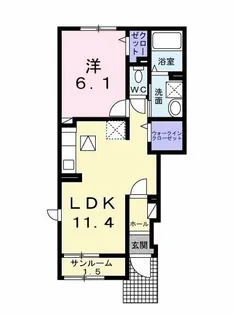 キャンビリーI【1階】の間取り