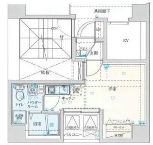 バージュアル横濱鶴見II【7階】の間取り