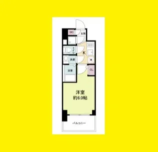 エスリードレジデンス大阪ウエストコート【5階】の間取り