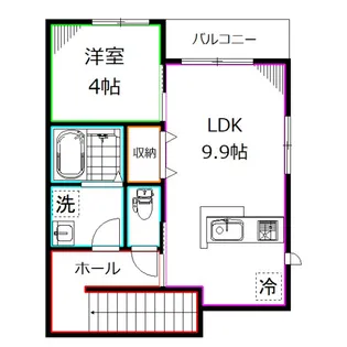 スプリングハウス【2階】の間取り