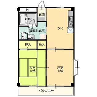 メゾンクレール【1階】の間取り