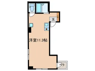 ダイヤモンドレジデンス蓮沼町【8階】の間取り