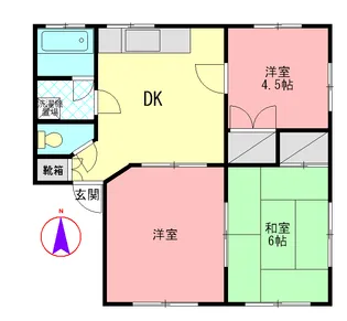 メゾンタチ(鴻巣)【2階】の間取り