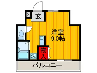 アム-ル渚【2階】の間取り