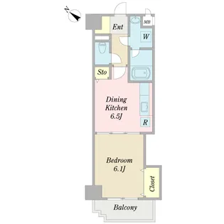 S509-KING【4階】の間取り