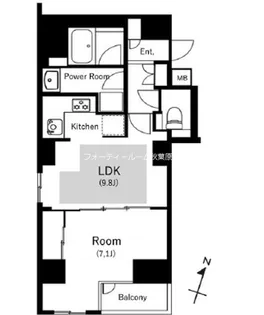 シーフォルム神田【4階】の間取り