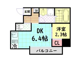 SOAR SHINIMAMIYA【11階】の間取り