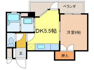 グレ-スホリベ5【2階】の間取り
