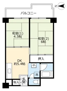 UR壬生坊城第二【3階】の間取り