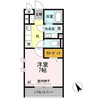 プレミール品川豊町【1階】の間取り
