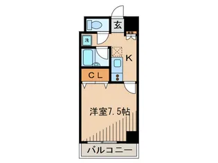 プラネットシティコート【3階】の間取り