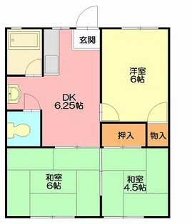 コーポ中屋敷【2階】の間取り