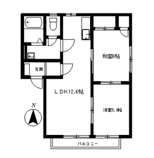 インフィールドA【2階】の間取り