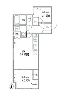 GRAN PASEO大森II【4階】の間取り