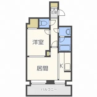 ダイアパレス北10条【5階】の間取り