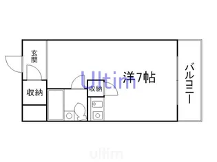ワイズレジデンス宇治【3階】の間取り