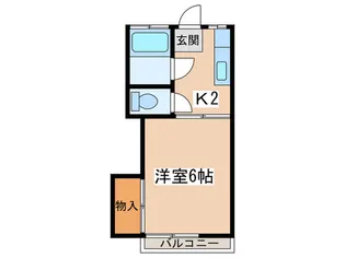 小沢ハイツ【2階】の間取り