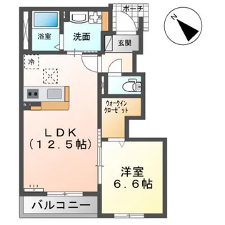 (仮称)市原市五井西新築アパート【1階】の間取り