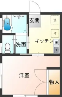 モンプチウエダ【1階】の間取り