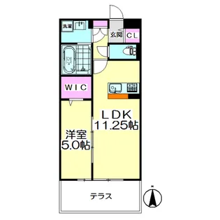 セピアコート【1階】の間取り
