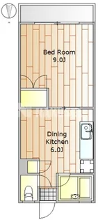 パルデンス中町【2階】の間取り