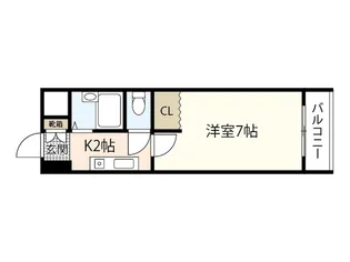 フリートヴィラ富士見町【10階】の間取り