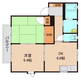 パークサイド川上H【1階】の間取り