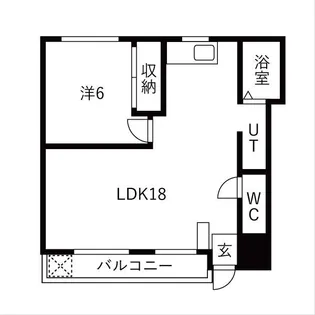 シャルムレジデンスII【1階】の間取り