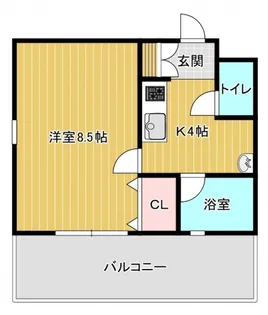 メルポート宇品神田【8階】の間取り