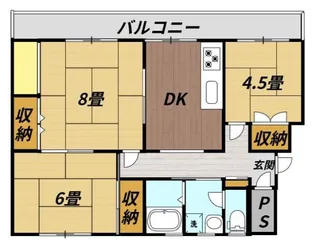 レインボーハウス有秋台西C31棟【3階】の間取り