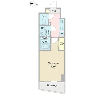 ローデア【7階】の間取り