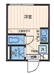 ジリオロッソ東新宿の間取り