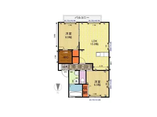 リバーサイドスワ【2階】の間取り