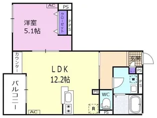 ゾンネンハイム3【3階】の間取り