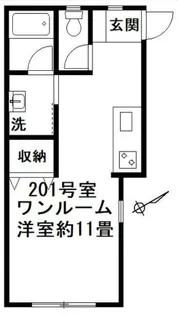 メゾンド・ルウ【2階】の間取り