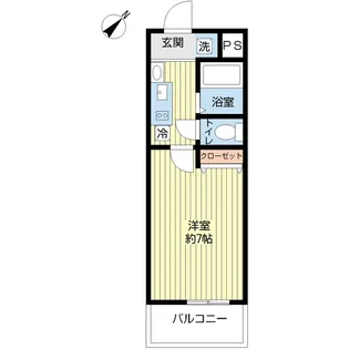 ウェリナ舞浜【1階】の間取り
