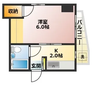 小野マンション【4階】の間取り