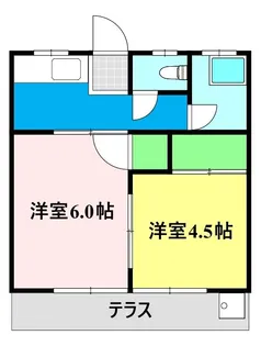 メゾン・ド・プランドール【1階】の間取り