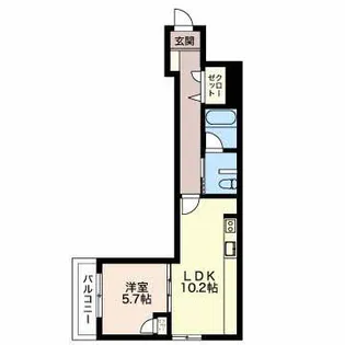 アンジェレガーロ【2階】の間取り