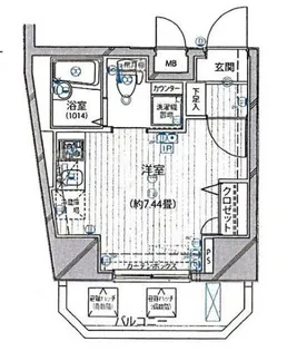 レガリアタワーレジデンス【15階】の間取り