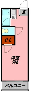 コーポタカハシA棟【4階】の間取り