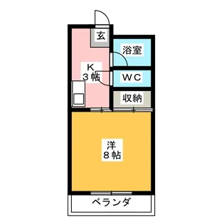 グリーンヒルズ図書館通り【1階】の間取り