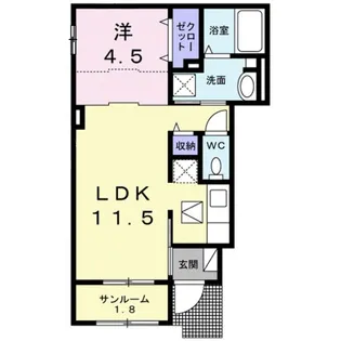 L・Front 雅【1階】の間取り