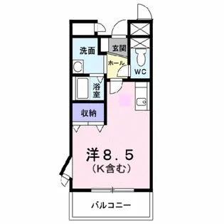 STAGE ONE【3階】の間取り