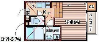 ルネッサンス広瀬通り【1階】の間取り