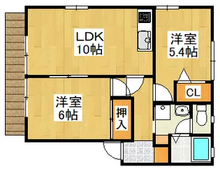 フォレスターA棟【1階】の間取り