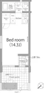 ラ・プレス神宮前【1階】の間取り