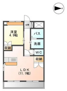 フェリーチェ【2階】の間取り