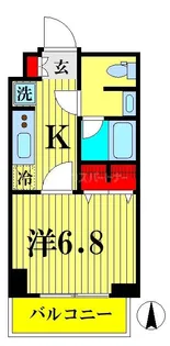 L・BASE押上North【2階】の間取り